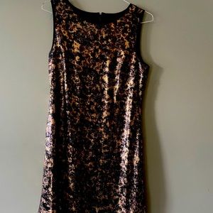 NINE WEST GOLD DRESS